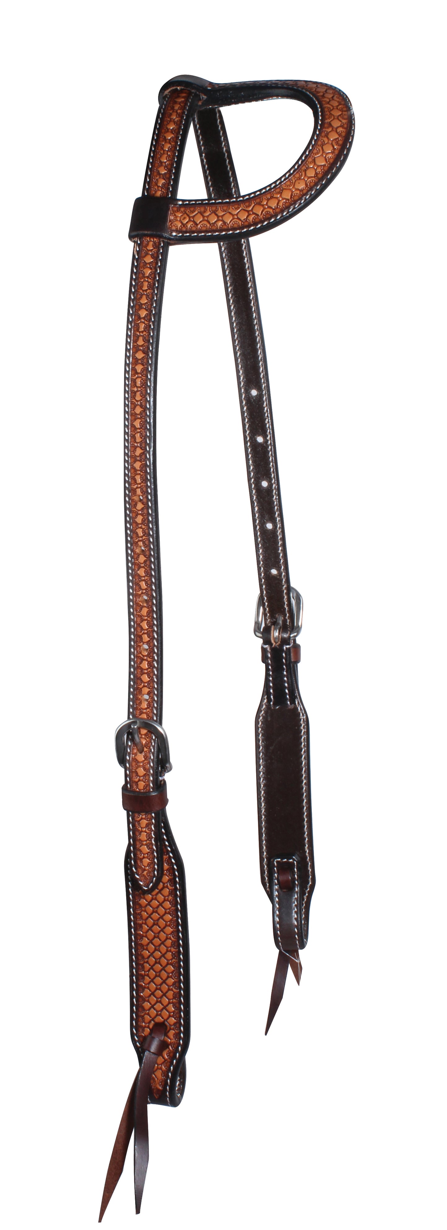 'Two Tone Reptile' Single Ear Headstall by Professional's Choice®
