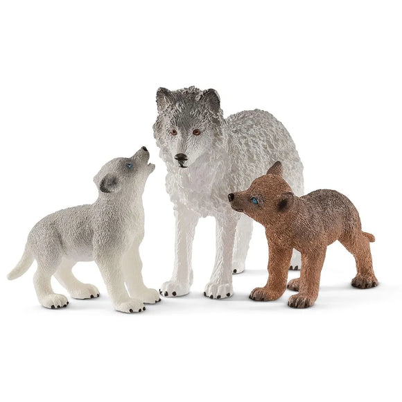 Wild Life™ Mother Wolf & Pups Set by Schleich®
