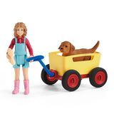 Farm World™ Puppy Wagon Ride Set by Schleich®