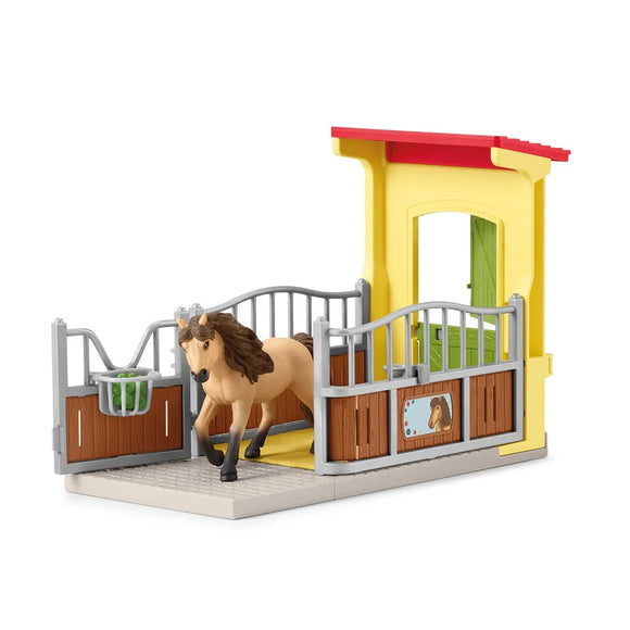 Farm World™ Iceland Pony & Stall Set by Schleich®