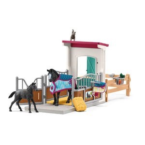 Horse Club Box Stall With Mare Foal Set by Schleich Stone Creek Western Shop