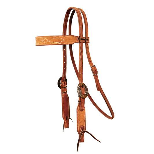 Professional's Choice Leather headstall on a white background