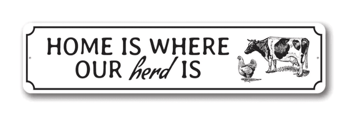 Assorted Metal Farmhouse Signs