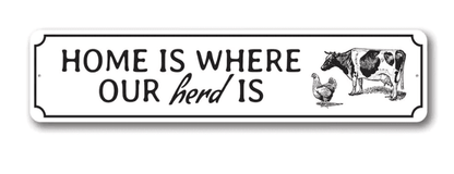 Assorted Metal Farmhouse Signs