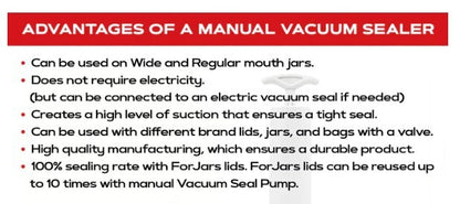 Vacuum Sealer Kit by For Jars®
