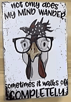 Assorted Metal Signs