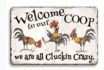 Assorted Metal Farm Signs