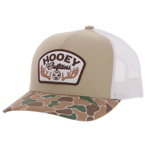 White & Tan 'Outfitters' Cap by Hooey®