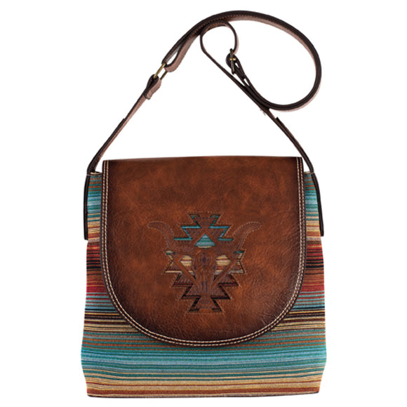 Serape & Steerhead Crossbody Purse by Catchfly®