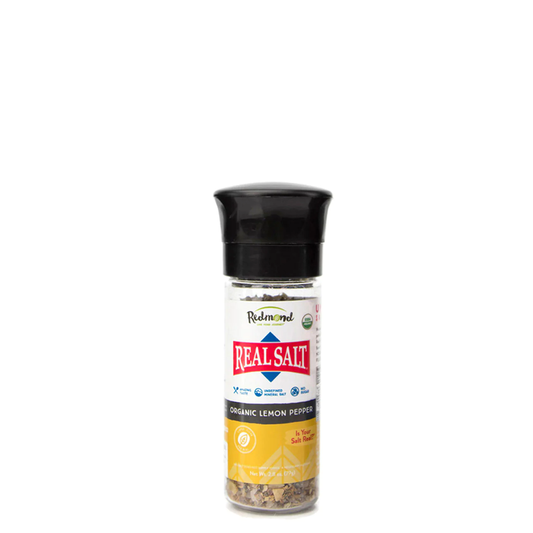 Redmond® Real Salt® Organic Lemon Pepper With Grinder