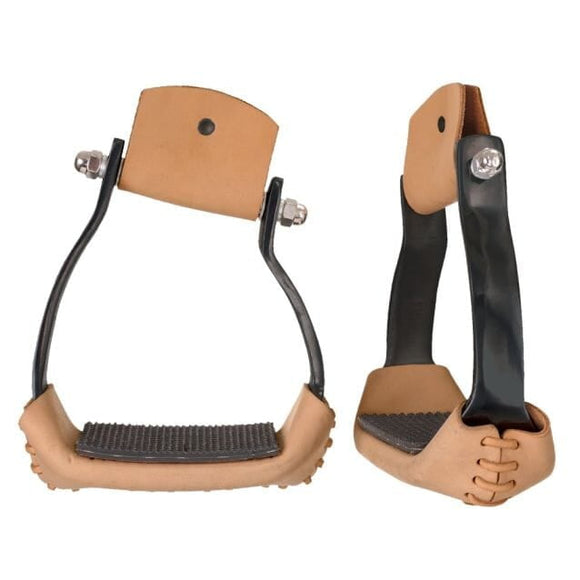 Black Aluminum Sloped Stirrups