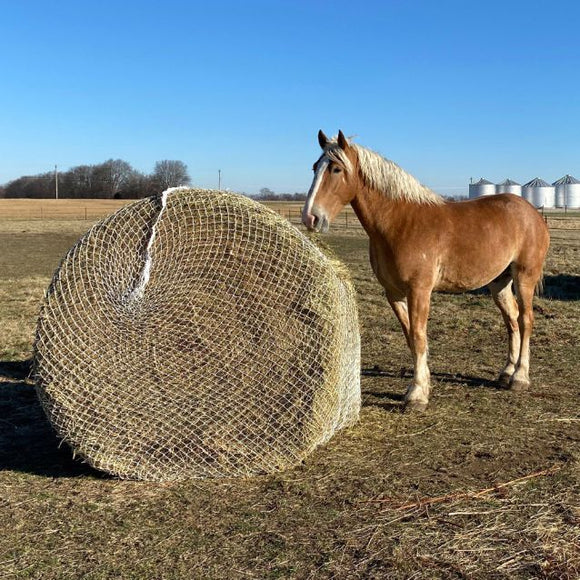 High Tenacity Slow Feed Round Bale Hay Net by Tough 1®