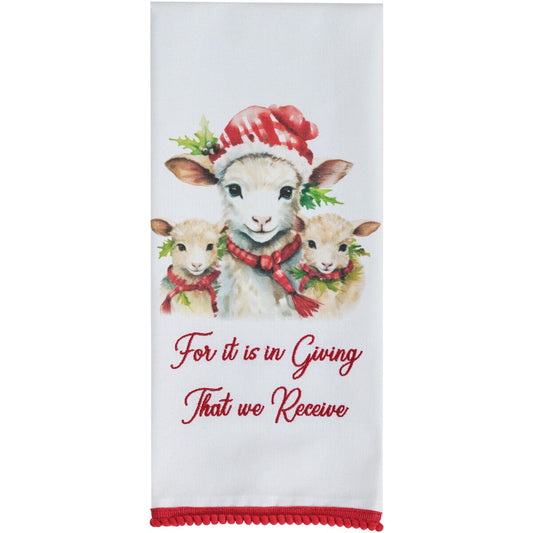 In Giving That We Recieve' Dishtowel by Park Designs®
