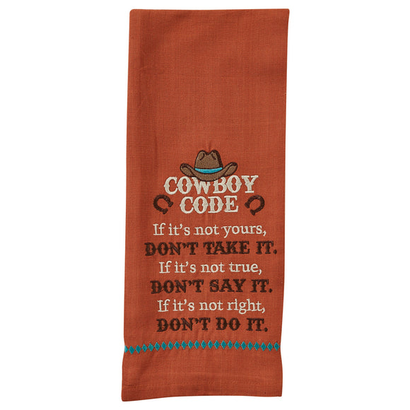 'Cowboy Code' Dish Towel by Park Designs®