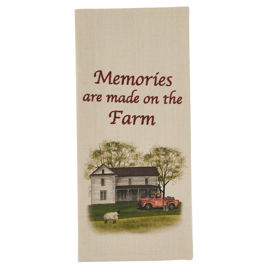 'Memories Are Made On The Farm' Dish Towel by Park Designs®