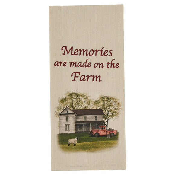 'Memories Are Made On The Farm' Dish Towel by Park Designs®
