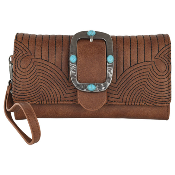 Geo Quilt Stitch Women's Wallet by Catchfly®