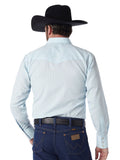 Baby Blue Tonal Pearl Snap Men's Shirt by Wrangler®