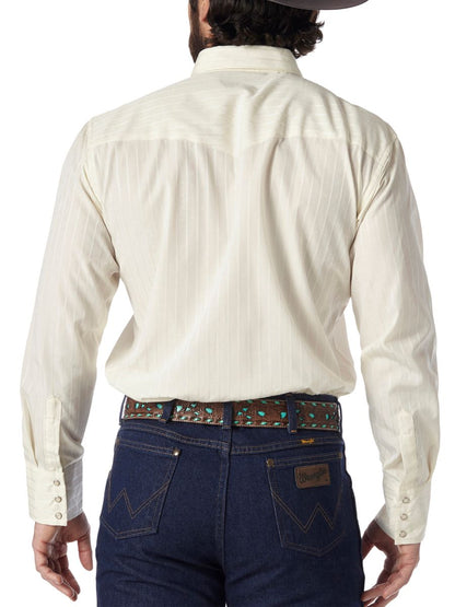 Butter Tonal Pearl Snap Men's Shirt by Wrangler®