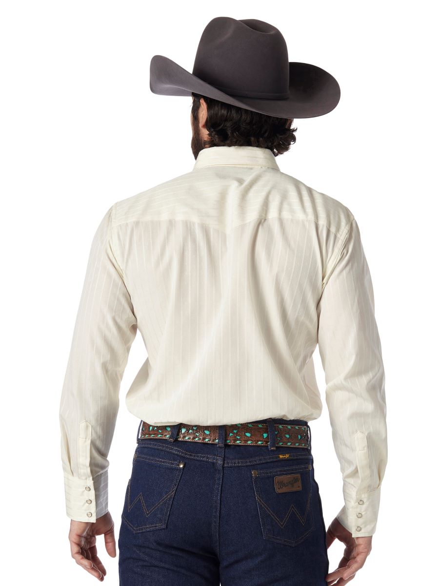Butter Tonal Pearl Snap Men's Shirt by Wrangler®