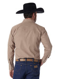 Tan Tonal Pearl Snap Men's Shirt by Wrangler®