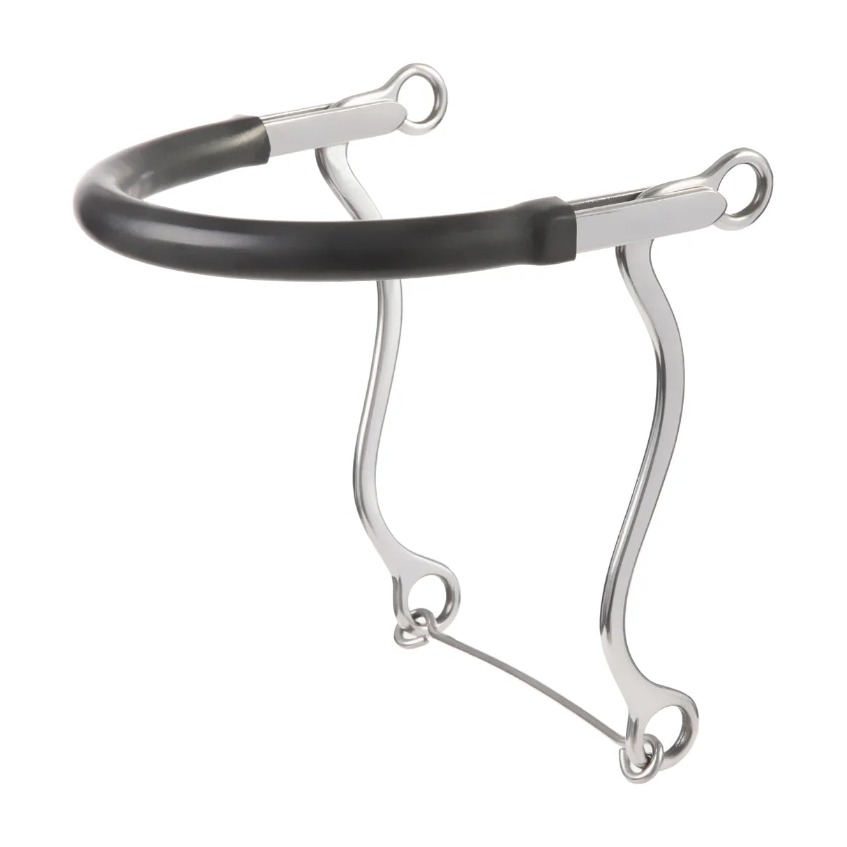 rubber nose mechanical hackamore on a white background