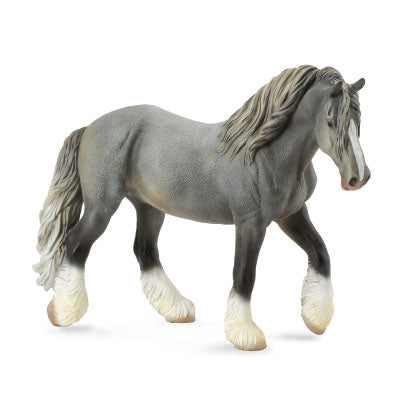 Grey Shire Horse Mare Figurine by CollectA®