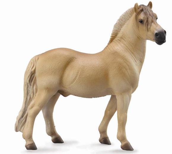 Fjord Stallion Brown Dun Figurine by CollectA®