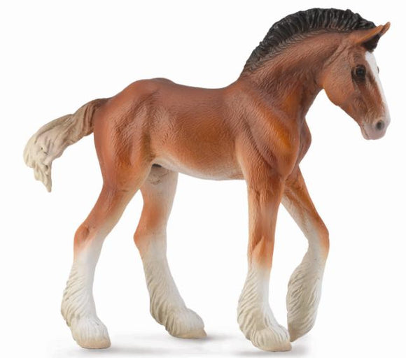 Bay Clydesdale Foal Figurine by CollectA®