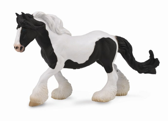 Black & White Piebald Gyspy Mare Figurine by CollectA®