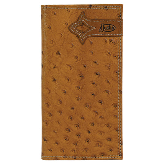 Ostrich Print Rodeo Men's Wallet by Justin®