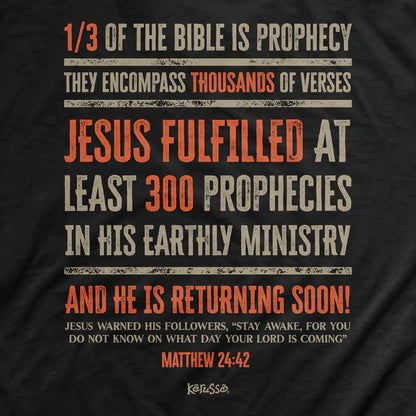 'Prophecy is Proof' Men's T-Shirt by Kerusso®