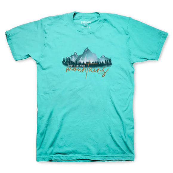 'Faith Can Move Mountains' Women's T-Shirt by Kerusso®