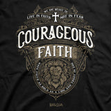 'Courageous Faith' Men's T-Shirt by Kerusso®