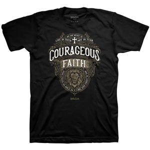 'Courageous Faith' Men's T-Shirt by Kerusso®