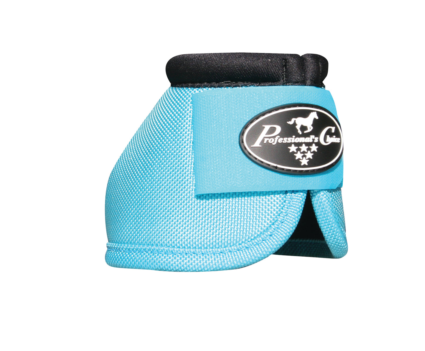 A turquoise Ballistic Overreach Boot by Professional's Choice