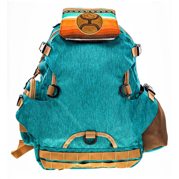 Teal & Tan Serape 'Mule' Back Pack by Hooey®