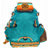 Teal & Tan Serape 'Mule' Back Pack by Hooey®