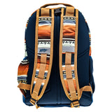 Navy & Tan Serape 'Ox' Backpack by Hooey®