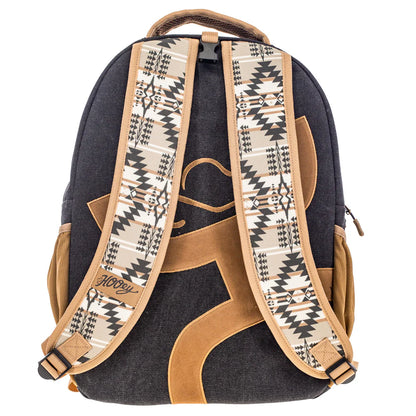 Hooey Backpack with patterned straps on a white background
