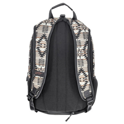 Hooey Backpack with patterned side panels on a white background