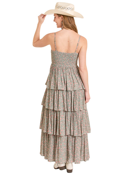 Jade Floral Tiered Dress by Rock & Roll Denim®