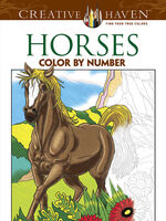 'Horses' Color By Number Coloring Book