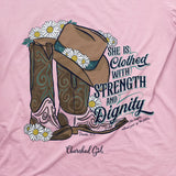 Cherished Girl® 'With Strength & Dignity' Women's T-Shirt by Kerusso®