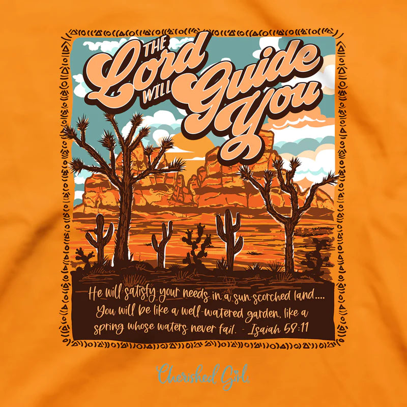 'The Lord Will Guide You' Women's T-Shirt by Cherished Girl®