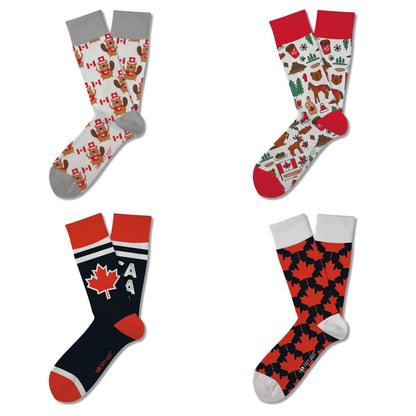 Canada Crew Socks by Two Left Feet®
