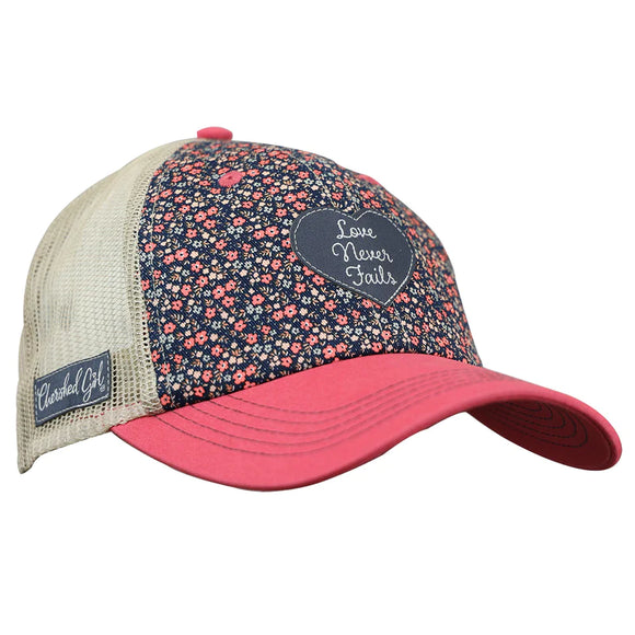Cherished Girl® Floral 'Never Fails' Cap by Kerusso®
