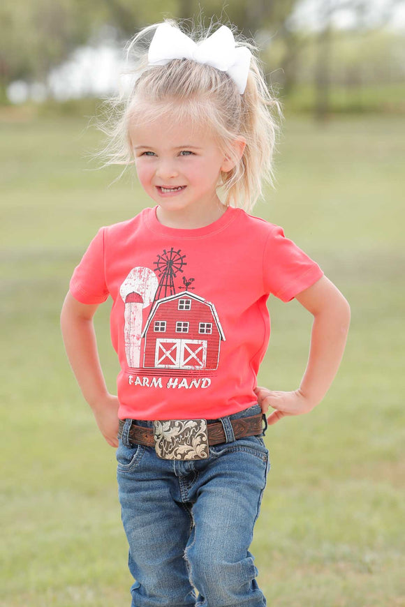 'Farm Hand' Toddler Girl's T-Shirt by Cruel Girls®