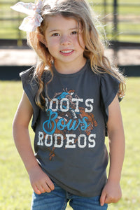 'Boots, Bows and Rodeos' Youth T-Shirt by Cruel Girls®