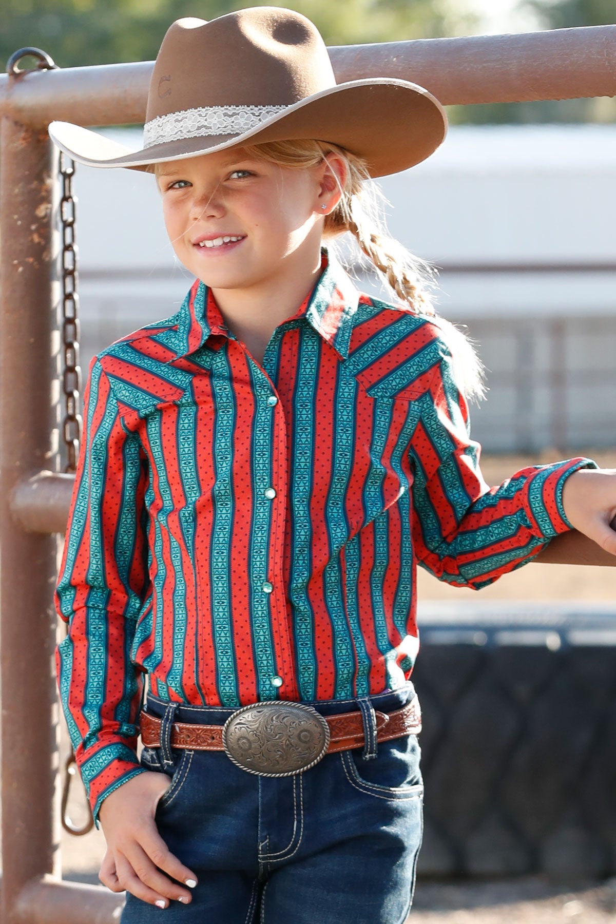 Polka Dot Stripe Girl's Shirt by Cruel Girl®